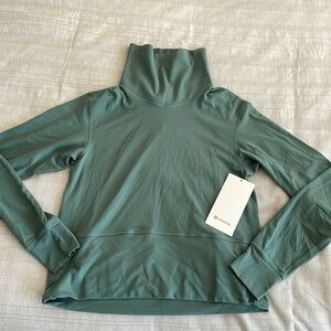 Lululemon pullover, dark sea green, new with tags